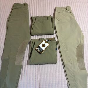 Ariat Khaki Performance Breeches
